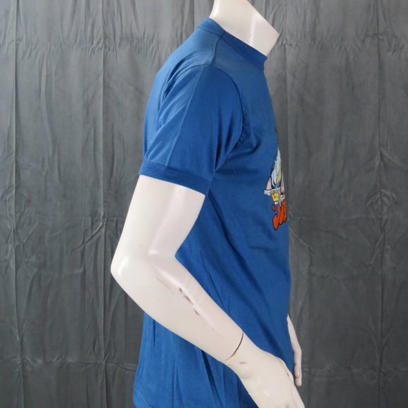 Vintage Iron On Graphic T-shirt - Drunk Man Just One More (1974) - Adult Large - Picture 8 of 10